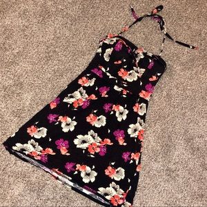 Black Floral American Eagle Dress